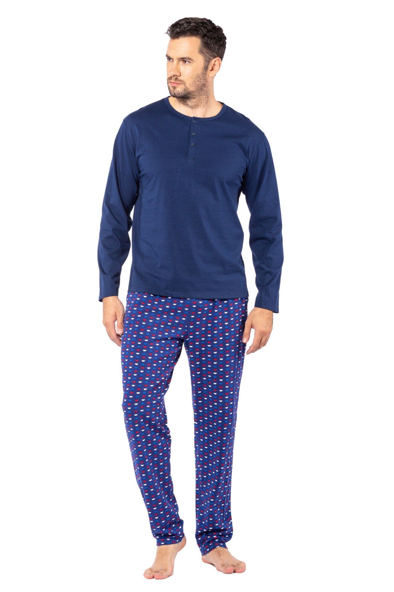 Pijamele barbati ,PBIP25, Multicolor, XL