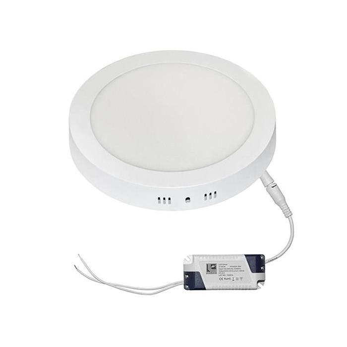 Corp led 18W PT rotund, alb, 3000K, lumina calda