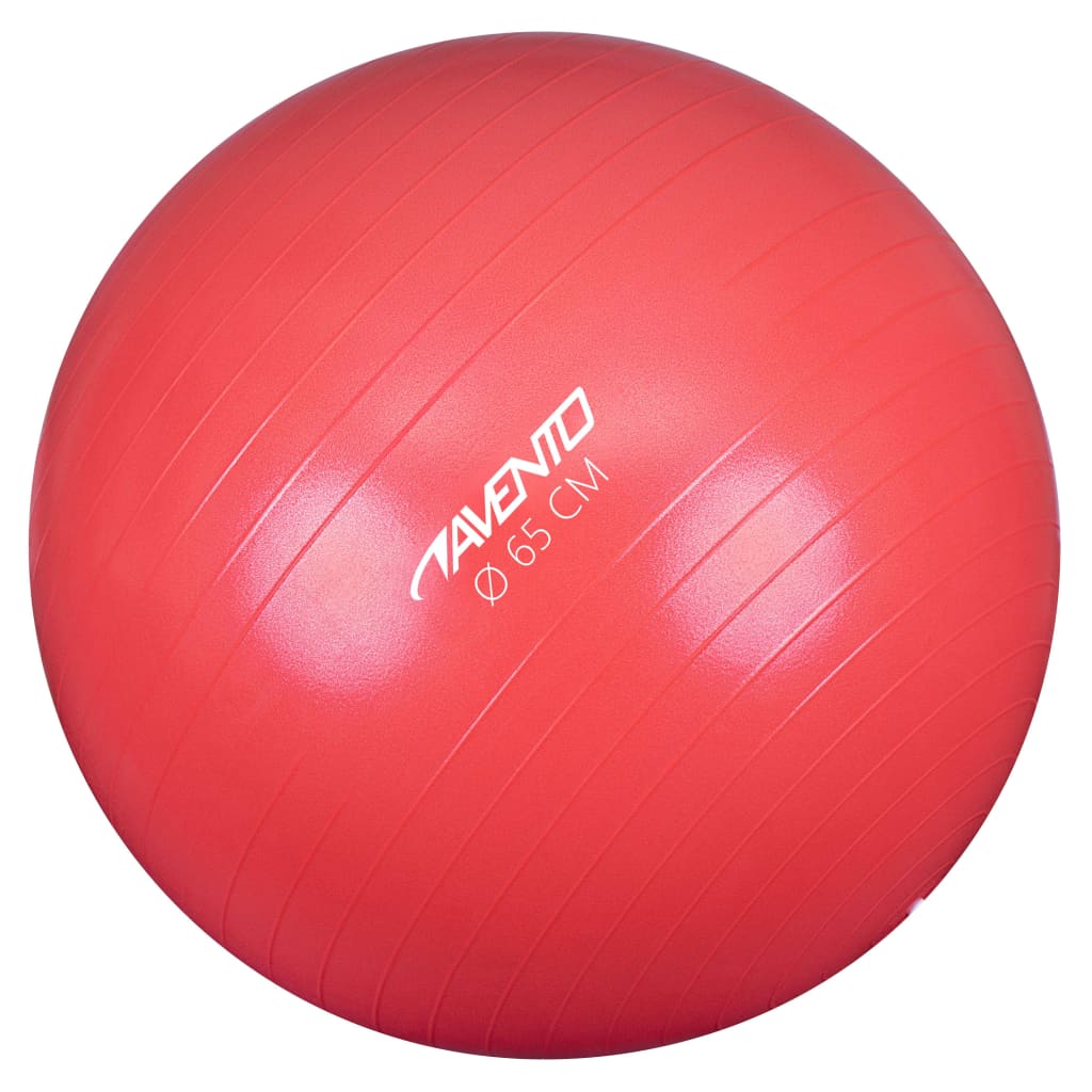 Minge de fitness, Avento, Sintetic, 65 cm, Roz
