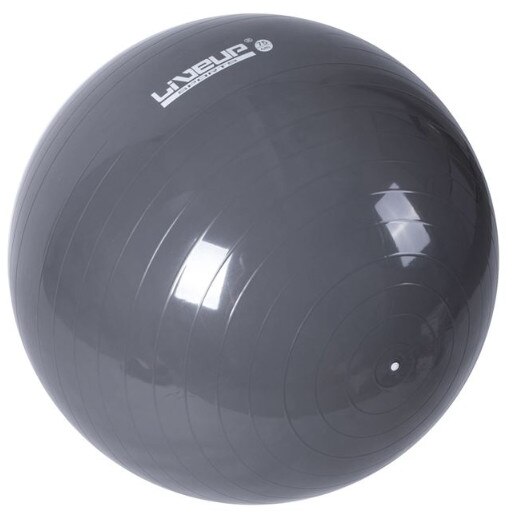 Minge fitness tip sfera pentru exercitii, Gri, 76 cm