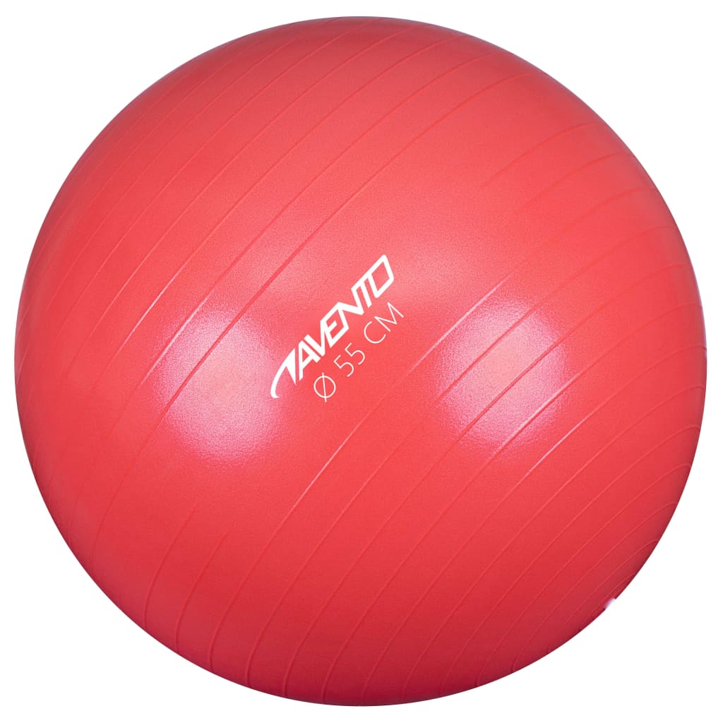 Minge de fitness, Avento, Sintetic, 55 cm, Roz