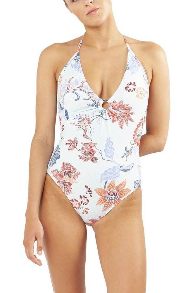 Costum de baie dama, Barts Jones Halter Suit, Albastru Deschis