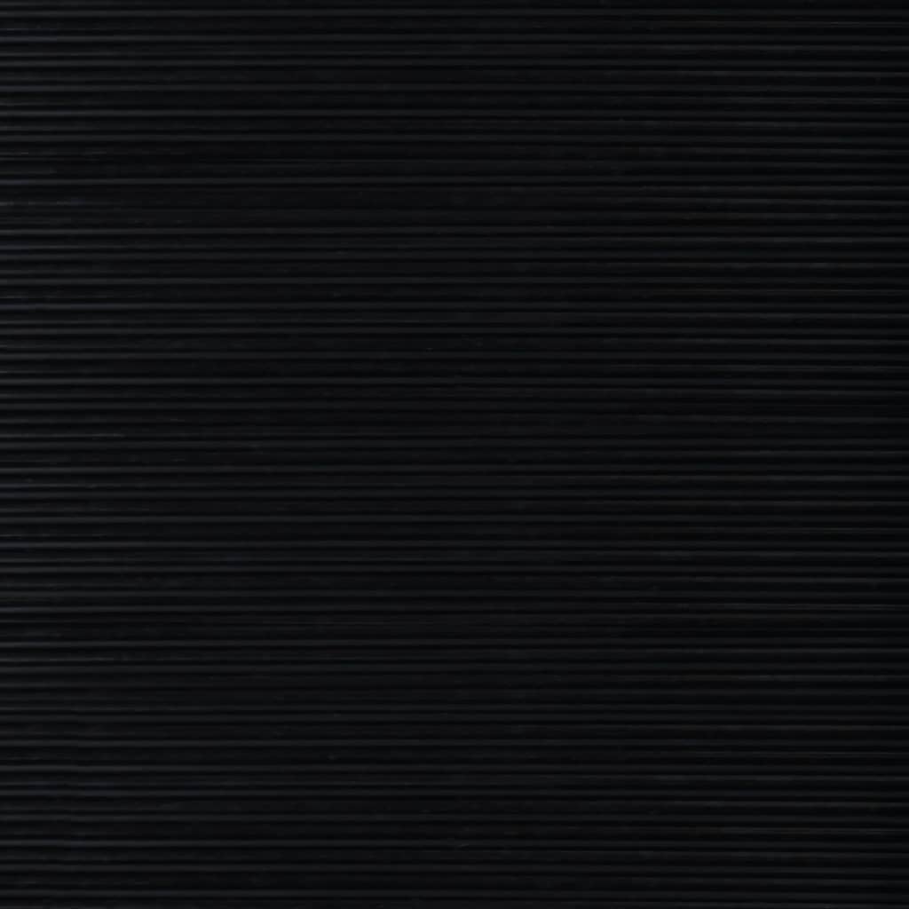 Covor de cauciuc vidaXL, Cauciuc, 1,5 x 4 m/3 mm, Negru