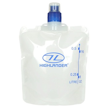 Plosca pentru apa, Highlander, Plastic, 500ml Plosca pentru apa, Highlander, Plastic, 500ml