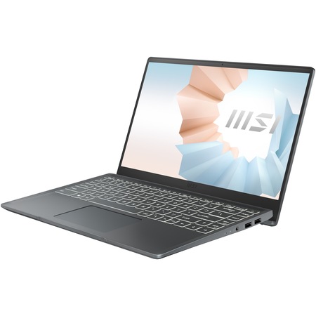 Laptop ultraportabil MSI Modern 14 B4MW-409XRO cu procesor AMD Ryzen™ 5 4500U, 14", Full HD, 8GB, 256GB SSD, AMD Radeon™ Graphics, Free DOS, Onyx Black
