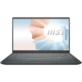 Laptop ultraportabil MSI Modern 14 B4MW-409XRO cu procesor AMD Ryzen™ 5 4500U, 14 Laptop ultraportabil MSI Modern 14 B4MW-409XRO cu procesor AMD Ryzen™ 5 4500U, 14