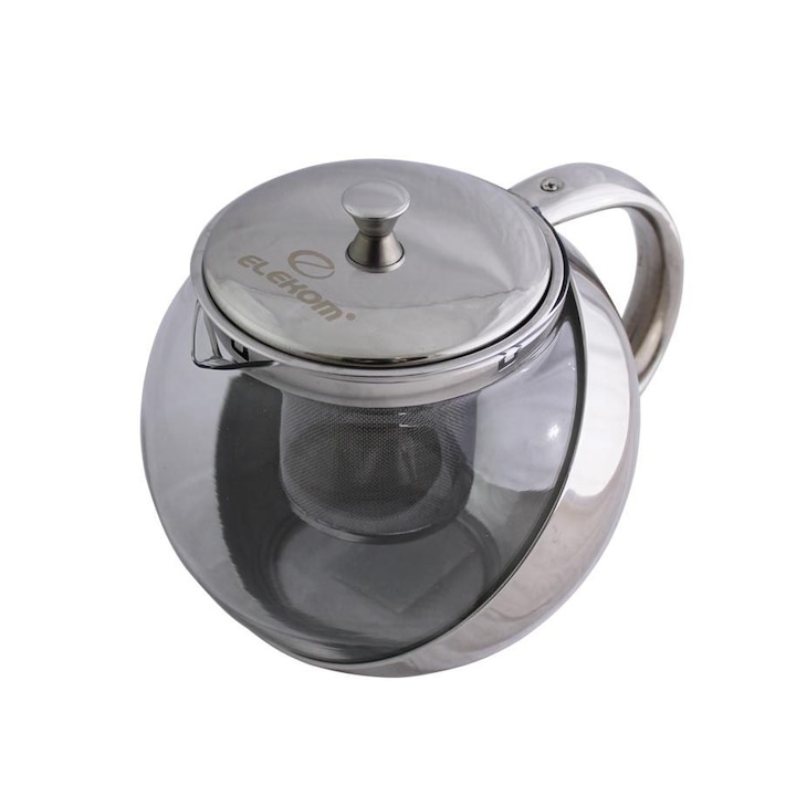 Стъклена кана за чай Elekom EK-1302GK