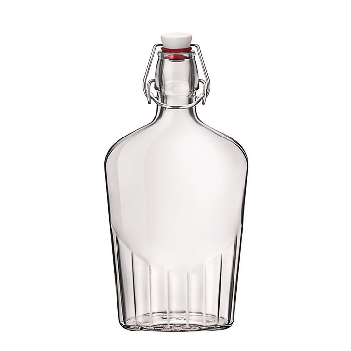 Бутилка с тапа Bormioli Rocco Fiaschetta, Прозрачна, 0.5L