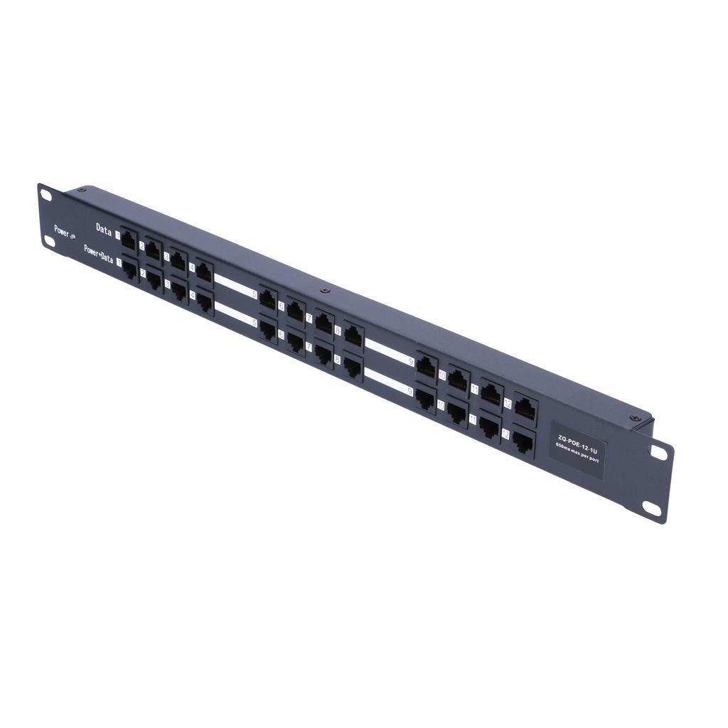 EXTRALINK 12 Port Passive PoE Injector / Adapter 10/100Mbps 12v~48v DC ...