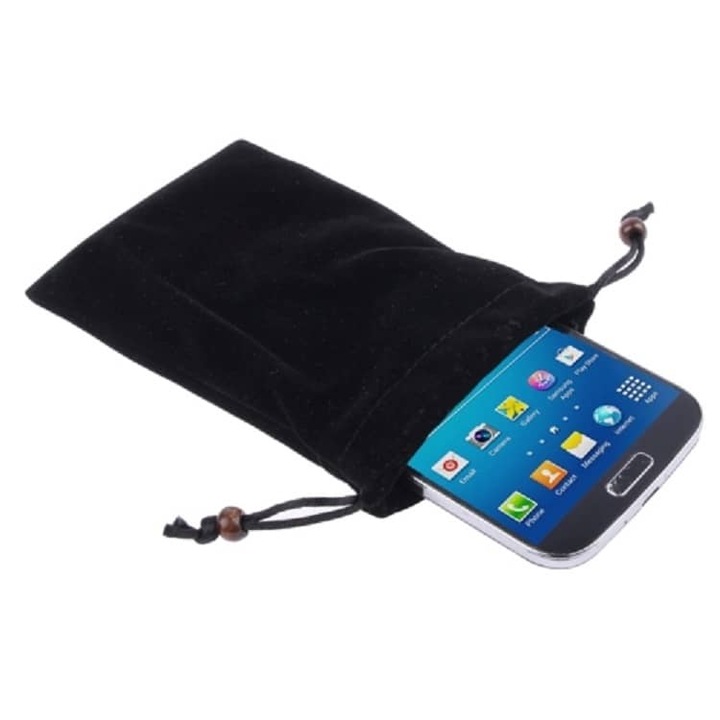 Кейс за Samsung Galaxy Core Plus SMG350, полиестер, черен