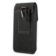 Калъф за телефон, съвместим с Panasonic Eluga Ray 530 (2020), с вертикален калъф, синтетична кожа, черен