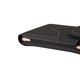 Калъф за телефон, съвместим с Lava Benco Iris 59 (2020), с метална въртяща се щипка, текстилен материал, черен