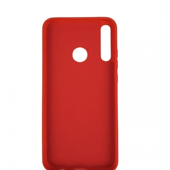 Husa protectie compatibila cu Huawei P40 Lite E Liquid Silicone Case Rosu