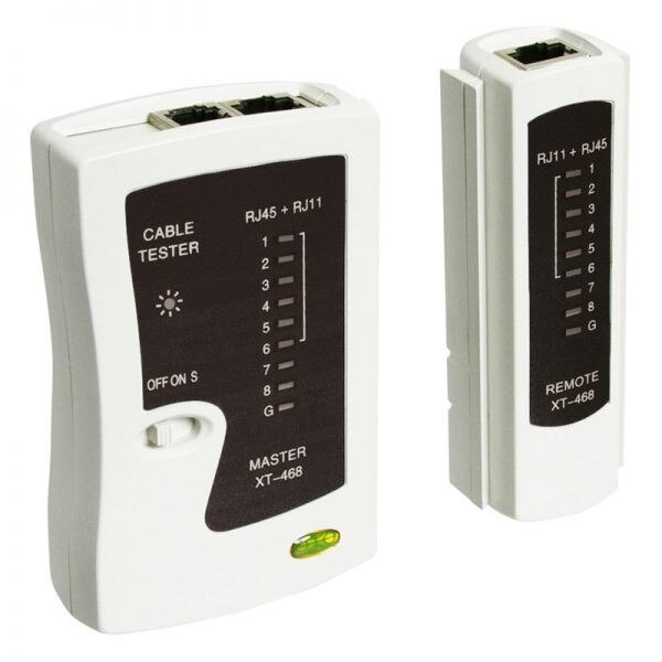 Tester cabluri RJ45/RJ11/RJ12 Goobay