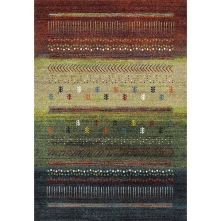 Килим MERINOS, Ethno 818 110, 80 x 150 cm, Плътност на килима 3 KG / m2, Дебелина на килима 13 mm, Брой възли на m2 290000