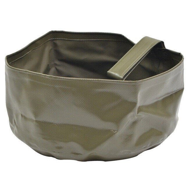 Castron pliabil, MFH, PVC, 3.5L, Verde inchis