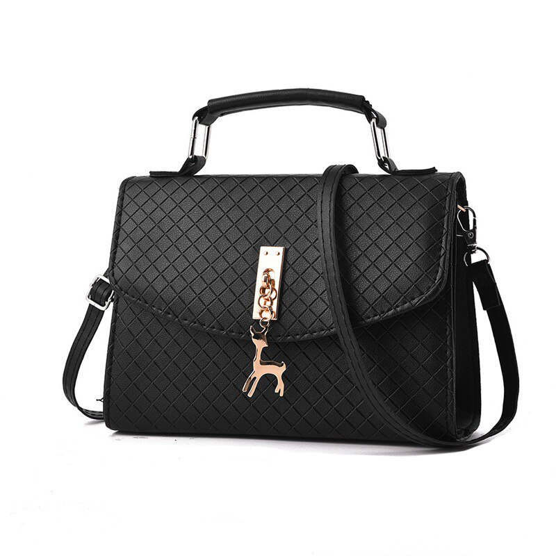 Geanta de mana, April, negru, 20x7x14cm