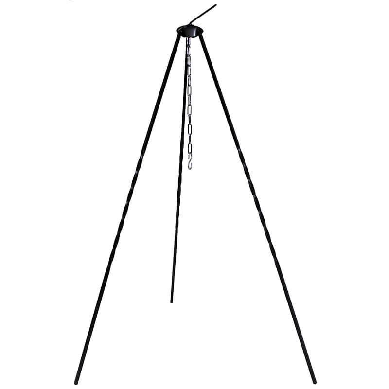 Tripod pentru gratar, MFH, Fier, 1m, Negru