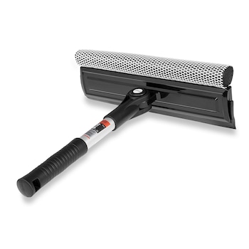 Curatitor parbriz cu maner scurt din aluminiu cu lamela cauciuc si burete Curatitor parbriz cu maner scurt din aluminiu cu lamela cauciuc si burete