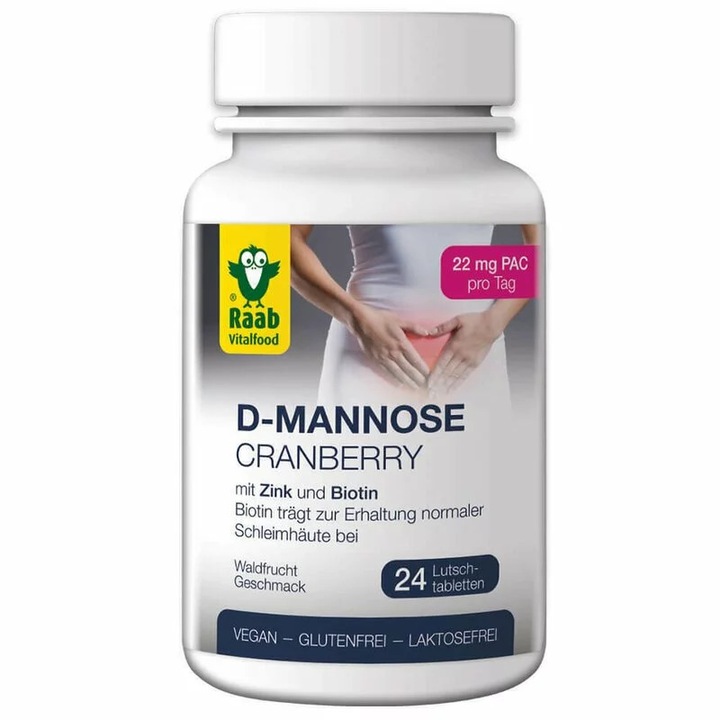 D-Manoza Si Merisor 2200mg, 24 Tablete