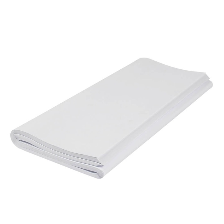 Опакована бяла хартия 70х100см, 60гр, Комплект от 100 листа