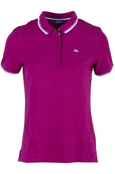 Tricou cu guler pentru femei TBS Timapol-s, Rosu, 40 Tricou cu guler pentru femei TBS Timapol-s, Rosu, 40
