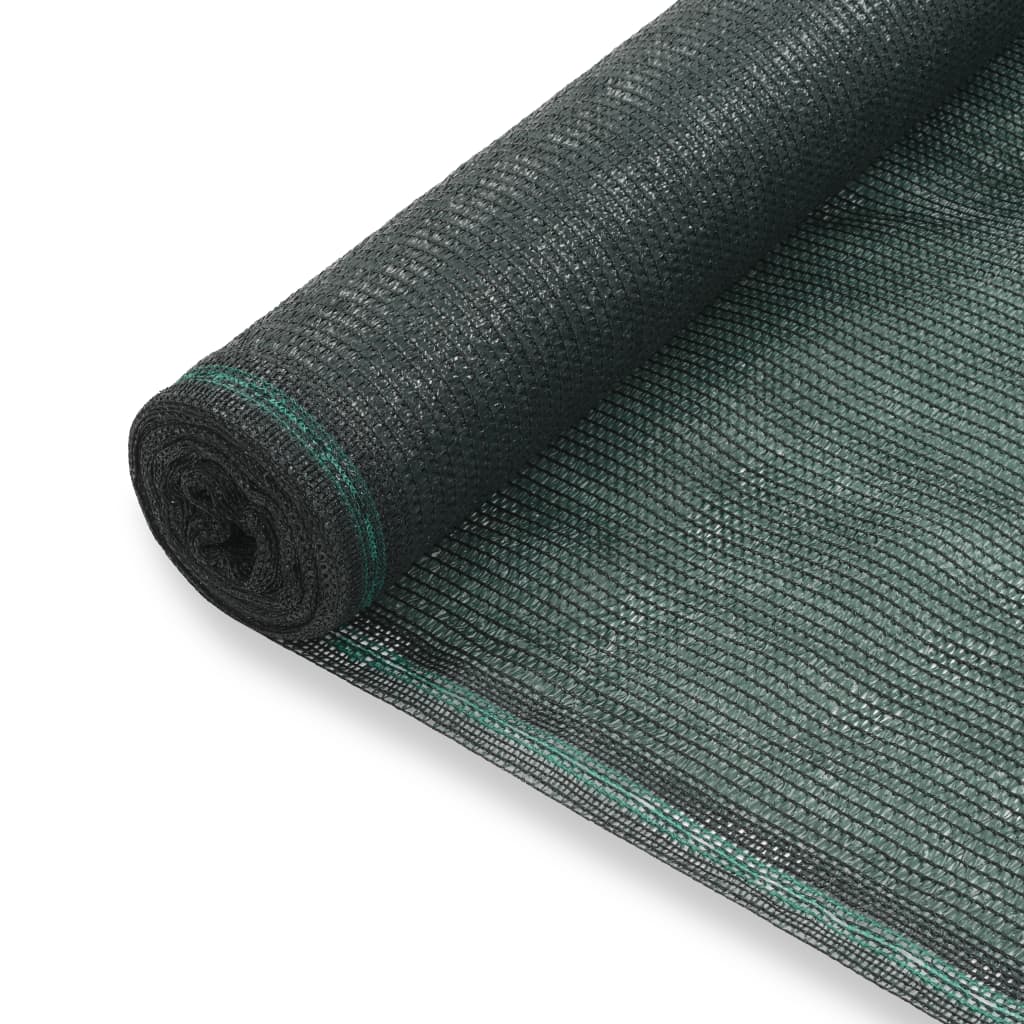 Plasa pentru teren tenis, vidaXL, Polietilena 100%, 75 g/m2, 1.6 x 50 m, Verde
