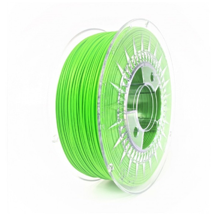 Filament PLA verde deschis, 3D, 1.75mm, 1kg Devil Design
