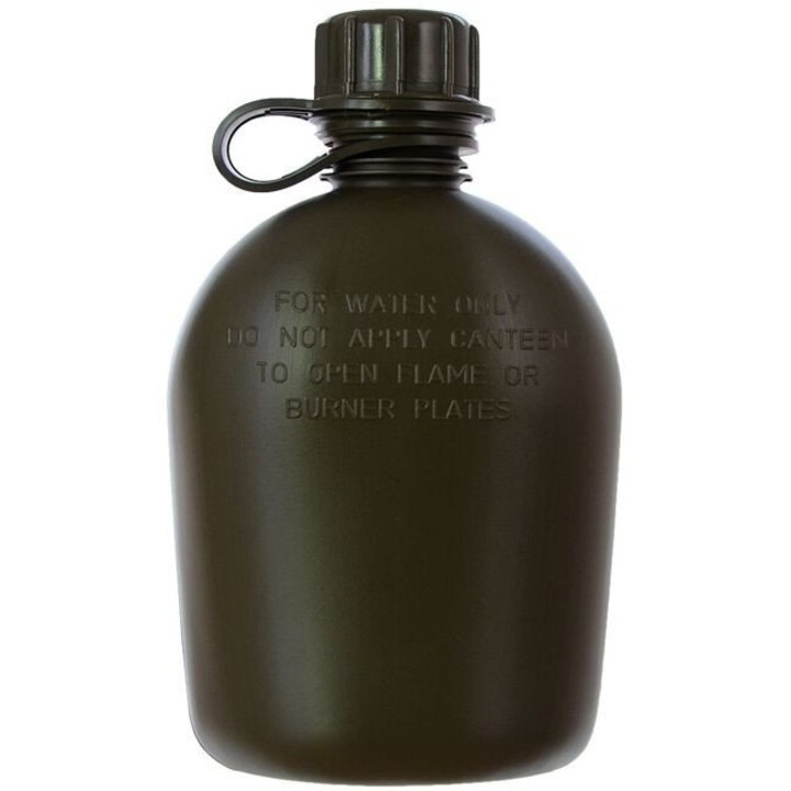 Бутилка за вода, MIL-TEC, полипропилен, 1000 мл, зелена