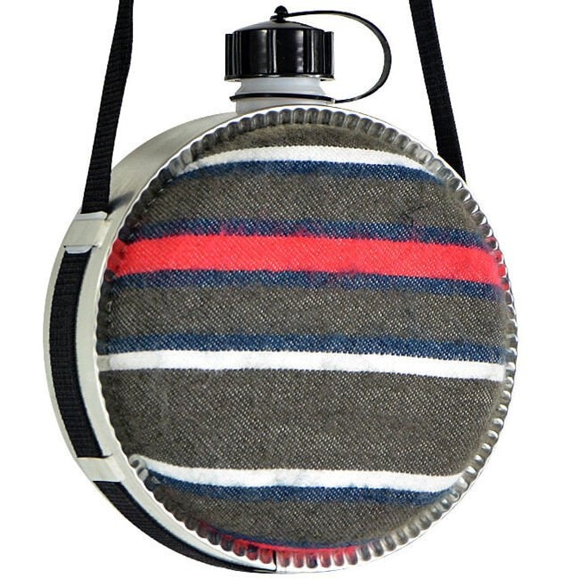 Sticla de apa cu husa, MIL-TEC, Poliuretan/ Poliester, 1900ml, Maro