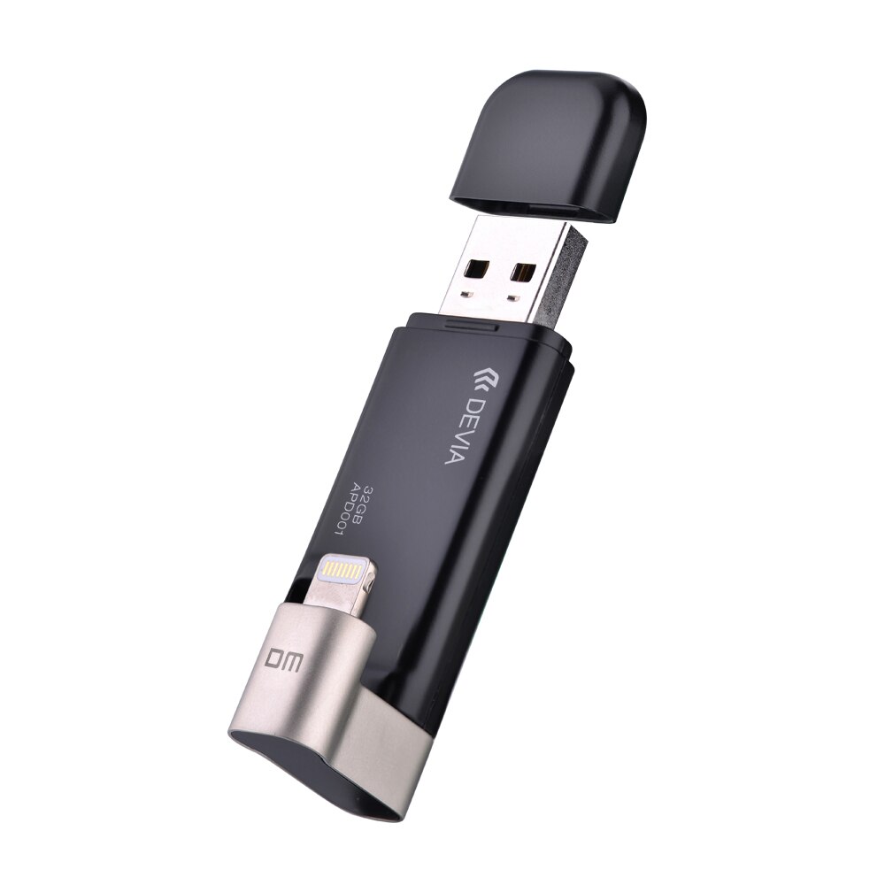 Stick Memorie Devia Ibox, Lightning MFI, Negru, 32 GB