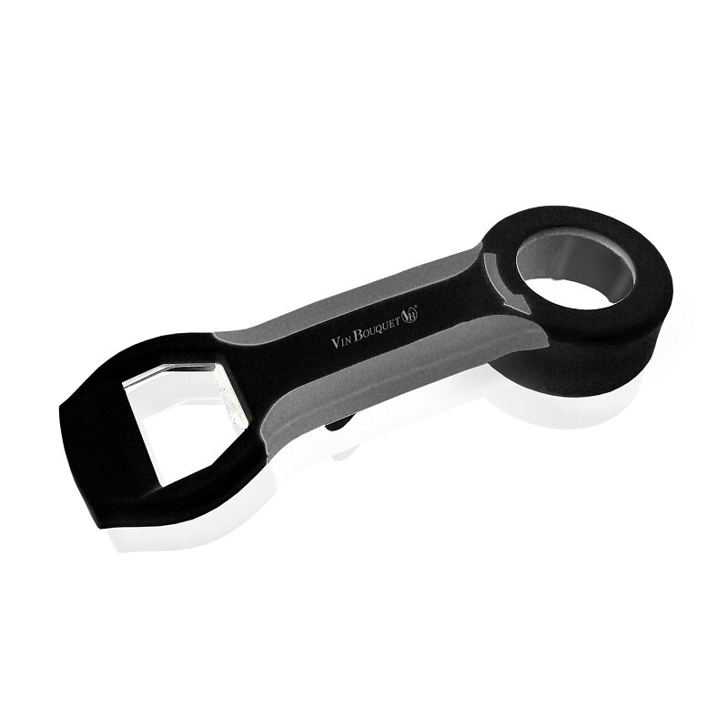 Desfacator multifunctional de sticle si borcane,negru, Vin Bouquet