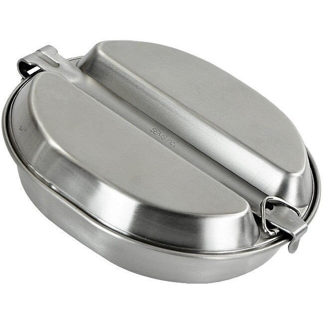 Set pentru gatit, MIL-TEC, Otel inoxidabil, Argintiu