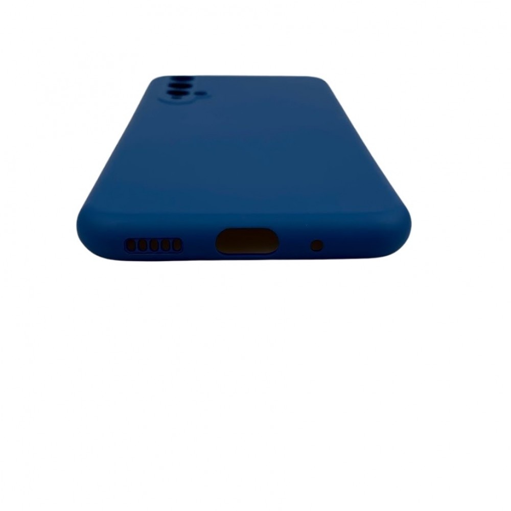 Husa protectie compatibila cu Huawei Nova 5T Liquid Silicone Case Albastru inchis
