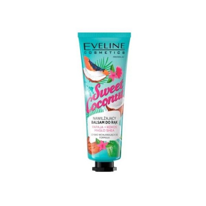 Balsam pentru maini, Eveline Cosmetics, Sweet Coconut, 50 ml