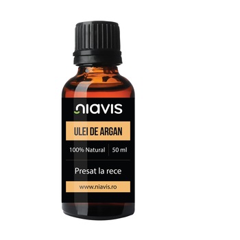 Ulei de Argan, Niavis, Hidratant, pentru uz cosmetic, ingrijirea pielii si a parului, 50ml Ulei de Argan, Niavis, Hidratant, pentru uz cosmetic, ingrijirea pielii si a parului, 50ml