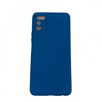 Husa protectie compatibila cu Huawei Enjoy Z Liquid Silicone Case Albastru inchis