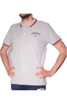 Tricou polo barbati model LOUPE21500, Gri Tricou polo barbati model LOUPE21500, Gri