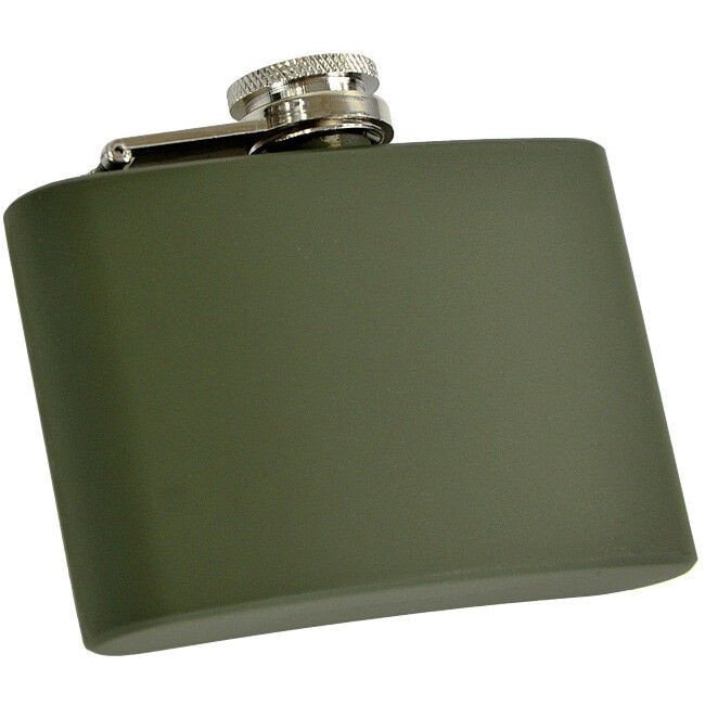 Butelca metalica, MIL-TEC, Otel inoxidabil, 110ml, Verde
