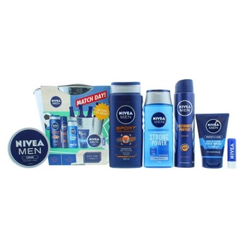 Set 6 piese Nivea, Crema Fata 150 ml, Gel de Dus 400 ml, Sampon 250 ml, Antiperspirant 250 ml, Gel Curatare Fata 100 ml, Balsam de Buze 5,5 ml, Galeata pentru Gheata Set 6 piese Nivea, Crema Fata 150 ml, Gel de Dus 400 ml, Sampon 250 ml, Antiperspirant 250 ml, Gel Curatare Fata 100 ml, Balsam de Buze 5,5 ml, Galeata pentru Gheata