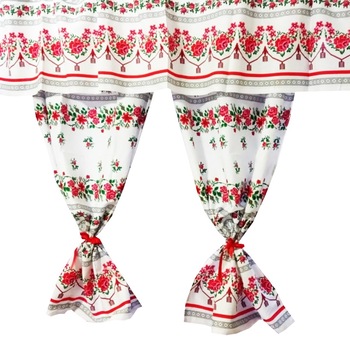 Perdea de bucatarie MCF traditional Moldova bumbac 200x150cm Perdea de bucatarie MCF traditional Moldova bumbac 200x150cm