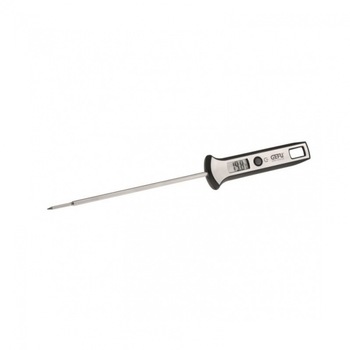 Termometru digital pentru carne Gefu, -40/200°C, Inox/Plastic, Argintiu Termometru digital pentru carne Gefu, -40/200°C, Inox/Plastic, Argintiu