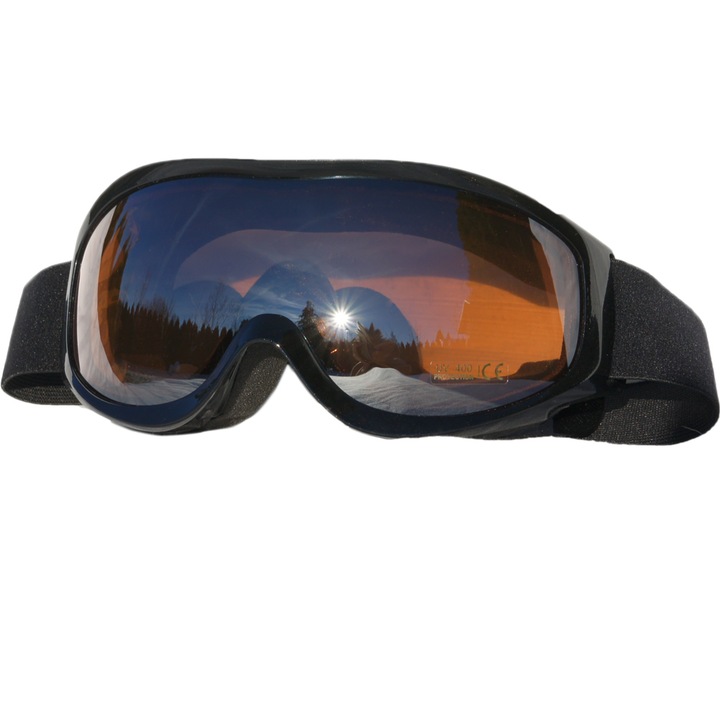 Ochelari ski / snowboard Heezy, 378-SPB, Anticeata, Maro/Negru