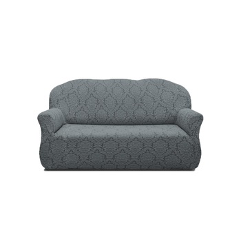 Husa elastica pentru canapea de 3 locuri, Jacquard, cenusiu Husa elastica pentru canapea de 3 locuri, Jacquard, cenusiu