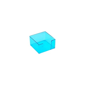 Suport plastic cub pentru hartie Ark, 10x10x4.5 cm Bleumarin Suport plastic cub pentru hartie Ark, 10x10x4.5 cm Bleumarin