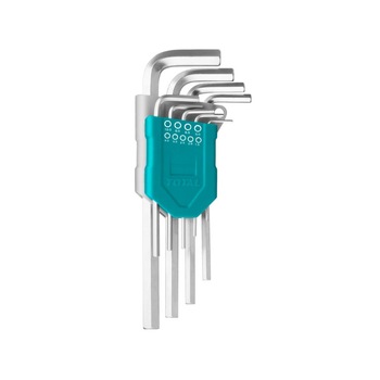Set 9 chei imbus hexagonale Total, 1.5-10mm, Cr-V, brat lung Set 9 chei imbus hexagonale Total, 1.5-10mm, Cr-V, brat lung