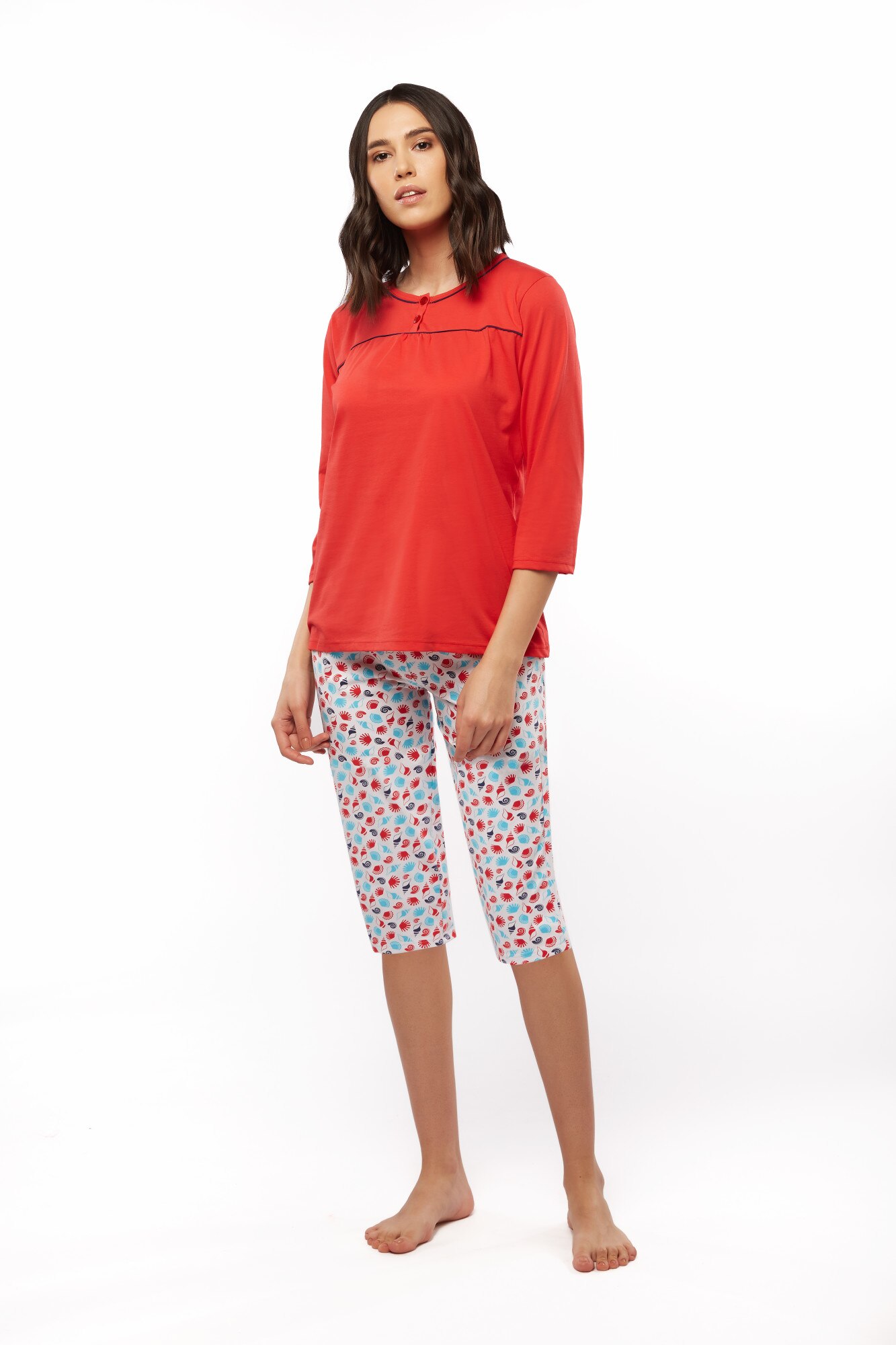 Pijamale pentru dama, PFV24, Multicolor