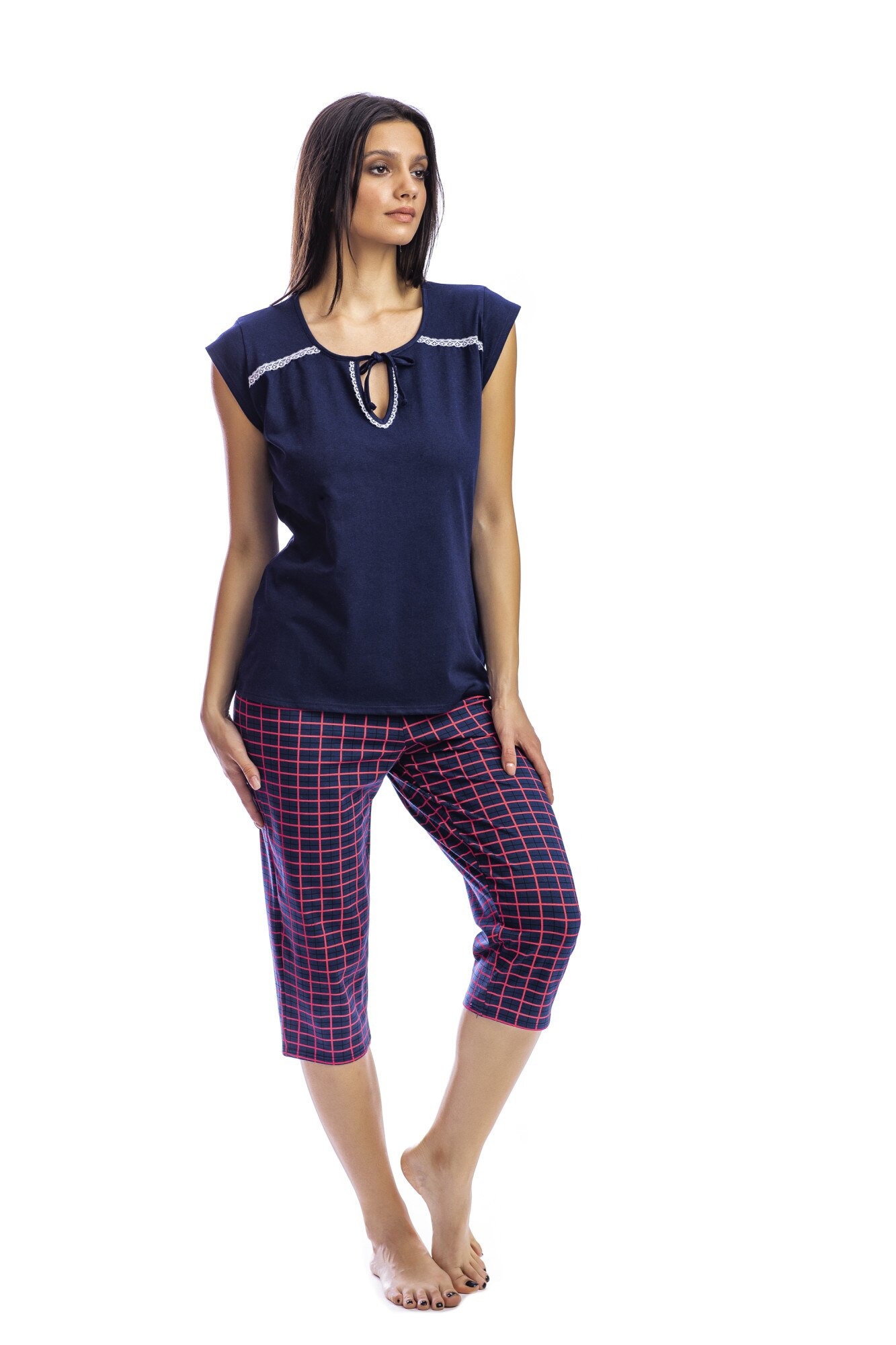 Pijamale dama, PFV11,bleumarin, Uniconf, Bleumarin