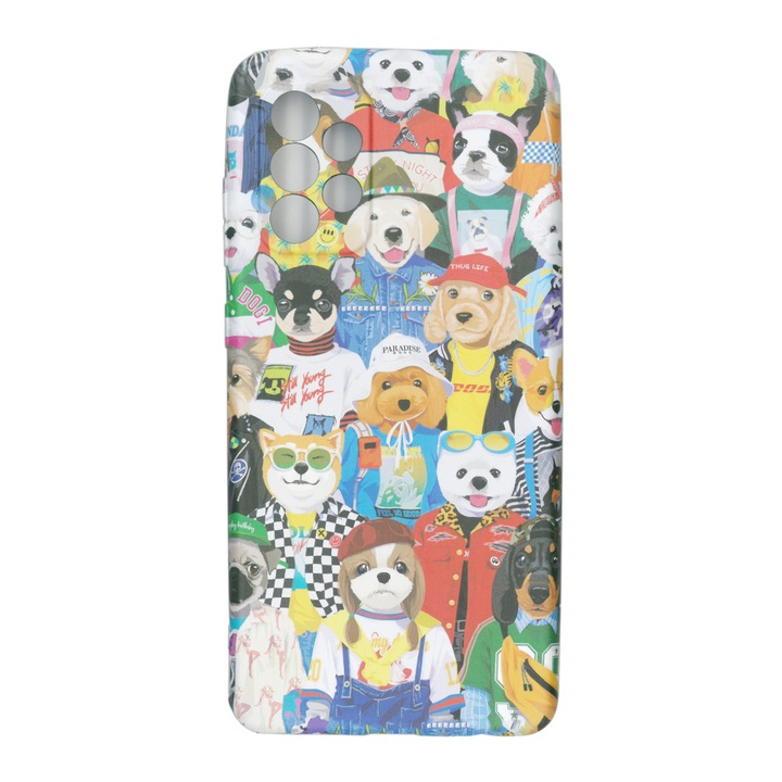 Husa protectie spate, cu efect fosforescent, Luxo M16, pentru Samsung Galaxy A72