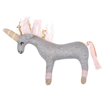 Zornaitoare bebelusi Unicorn din tricot bumbac - Dandelion Zornaitoare bebelusi Unicorn din tricot bumbac - Dandelion